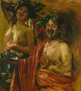 Lovis Corinth Bacchantenpaar oil painting